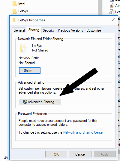 Image of share properties